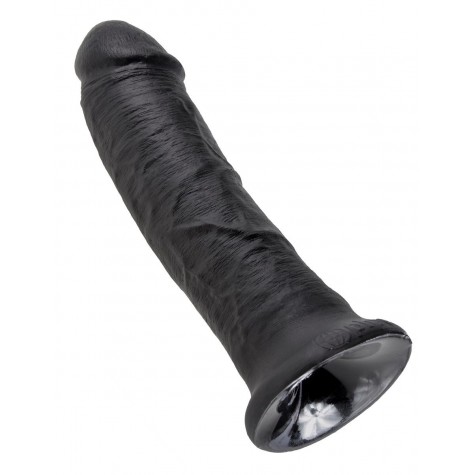 Чёрный фаллоимитатор 8" Cock - 20,3 см.